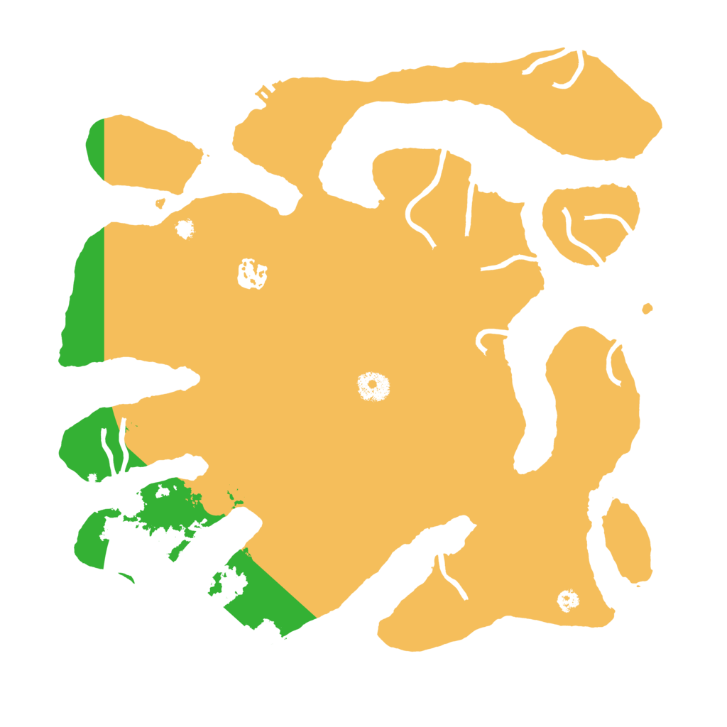 Biome Rust Map: Procedural Map, Size: 3500, Seed: 281367954