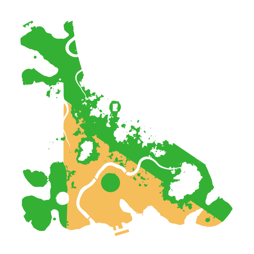 Biome Rust Map: Procedural Map, Size: 3550, Seed: 82087