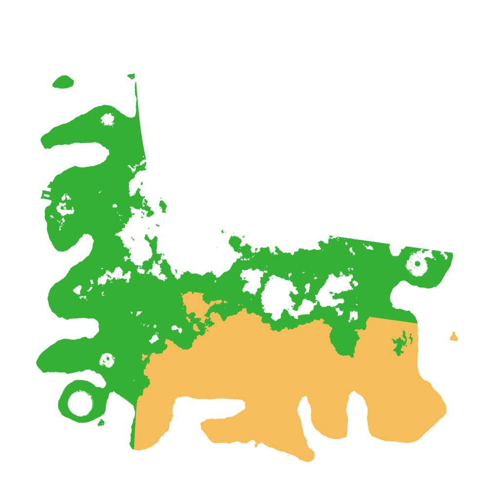 Biome Rust Map: Procedural Map, Size: 3550, Seed: 13814