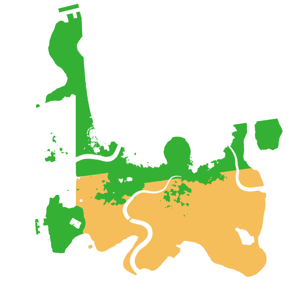 Biome Rust Map: Procedural Map, Size: 3000, Seed: 755056208