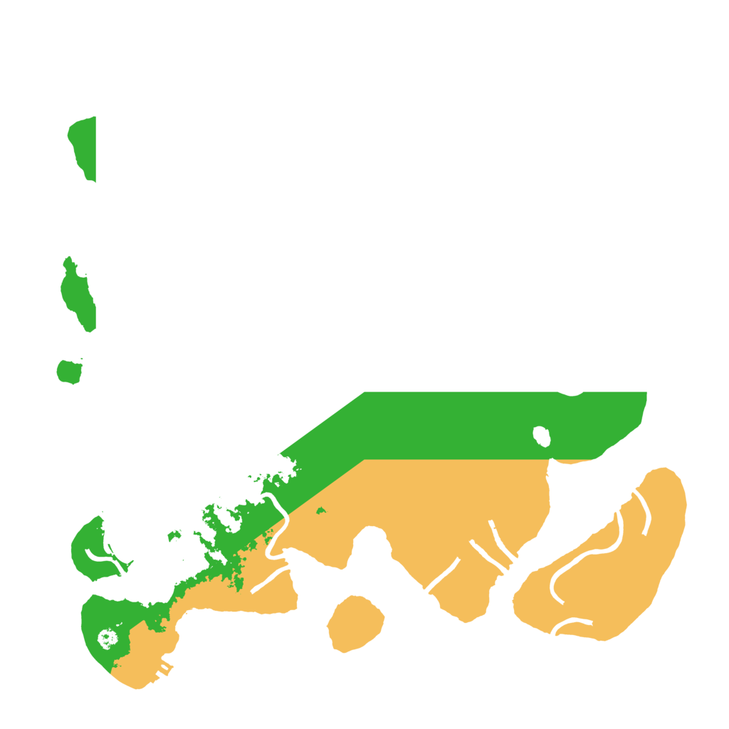 Biome Rust Map: Procedural Map, Size: 3800, Seed: 331252567