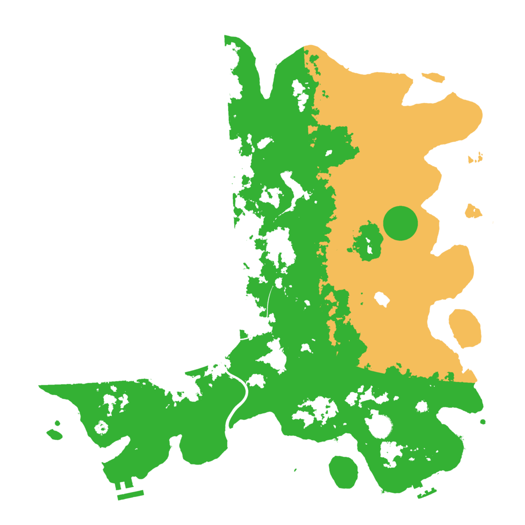 Biome Rust Map: Procedural Map, Size: 4000, Seed: 962221