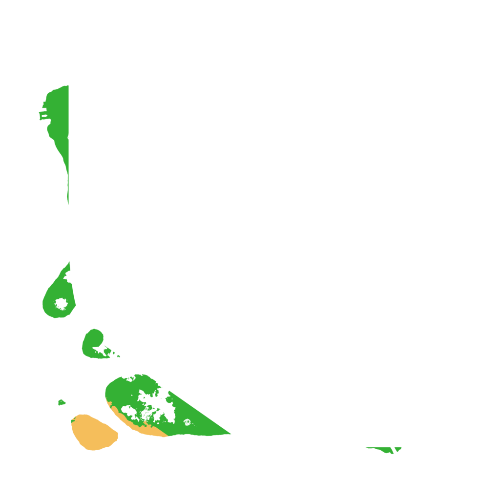 Biome Rust Map: Procedural Map, Size: 3700, Seed: 417917