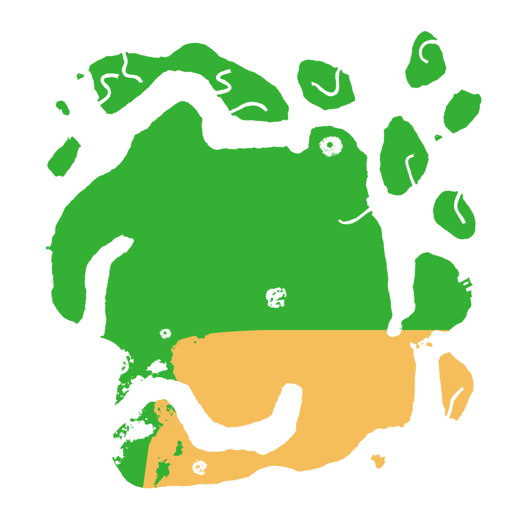 Biome Rust Map: Procedural Map, Size: 3700, Seed: 3978914