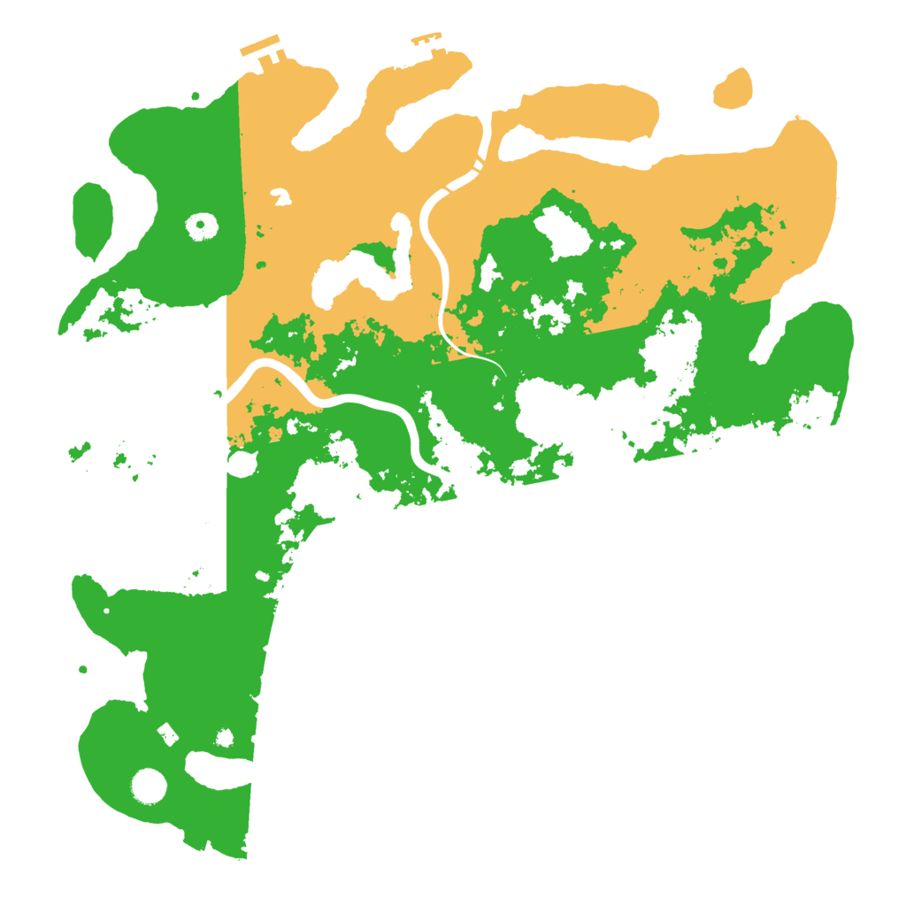Biome Rust Map: Procedural Map, Size: 4500, Seed: 1216439