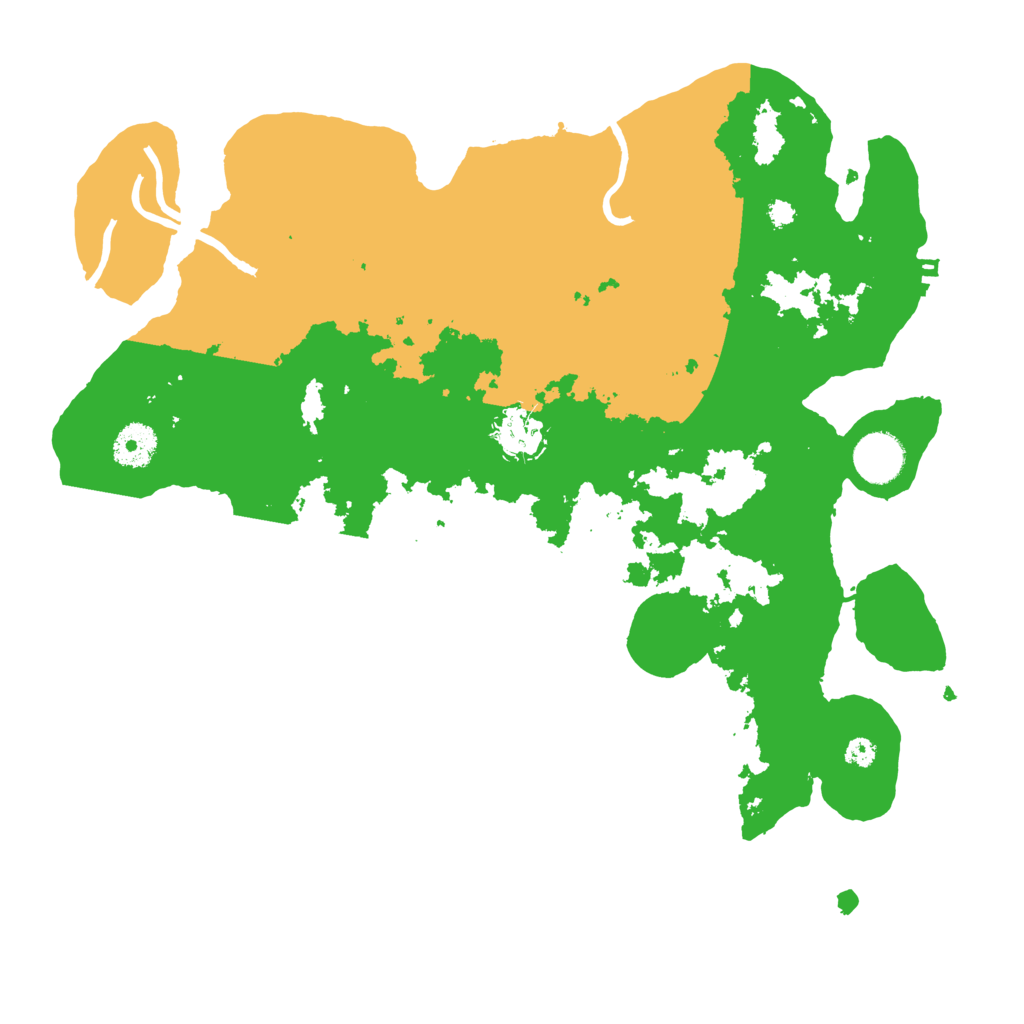Biome Rust Map: Procedural Map, Size: 3550, Seed: 918118