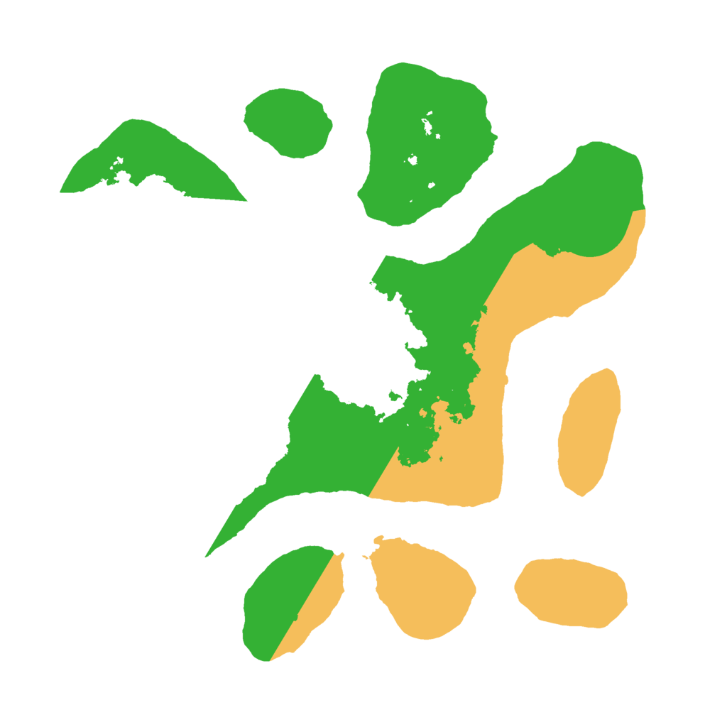 Biome Rust Map: Barren, Size: 2500, Seed: 7733