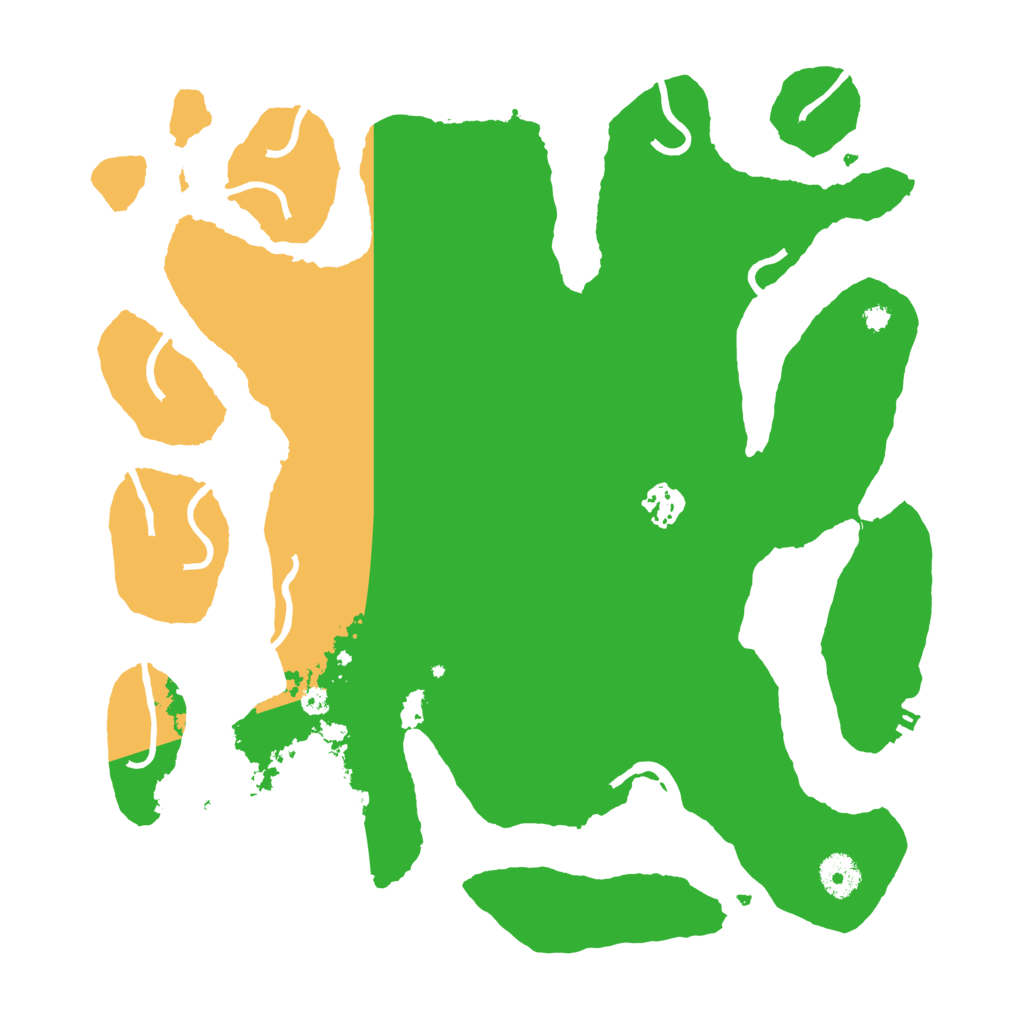 Biome Rust Map: Procedural Map, Size: 3700, Seed: 2641976