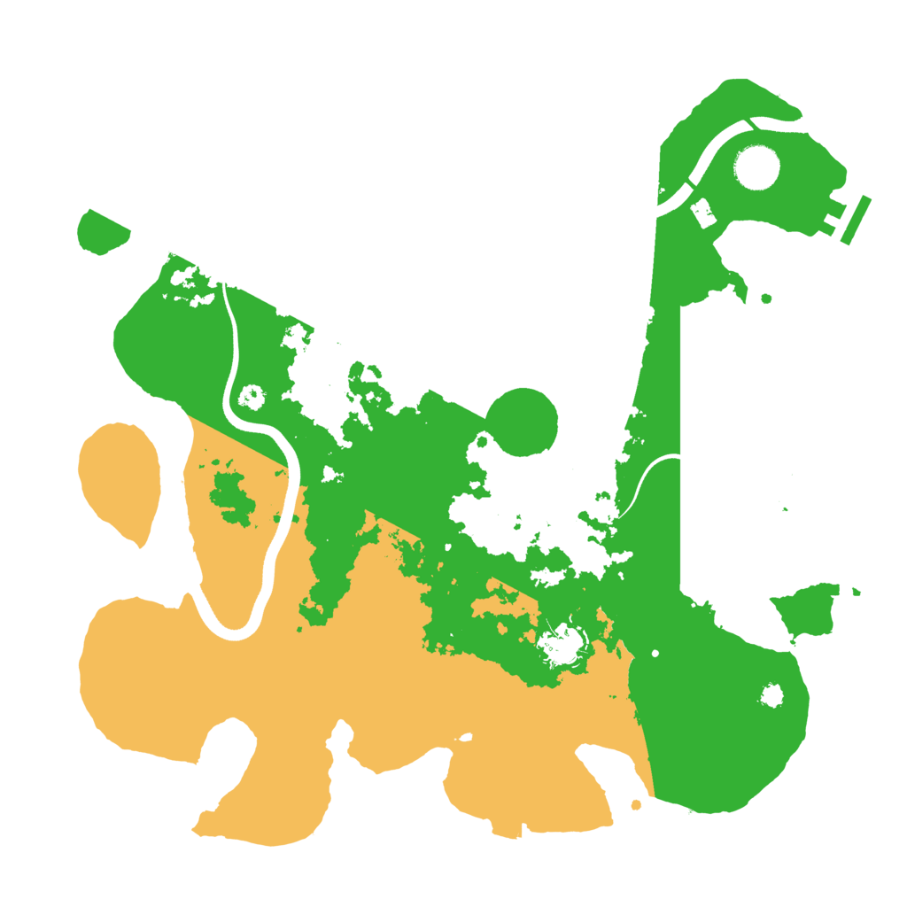 Biome Rust Map: Procedural Map, Size: 3550, Seed: 288367