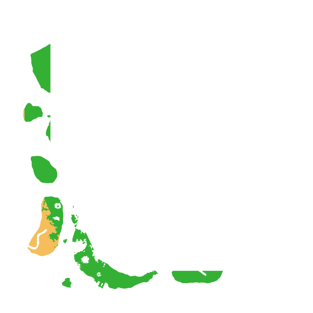 Biome Rust Map: Procedural Map, Size: 3700, Seed: 2526128