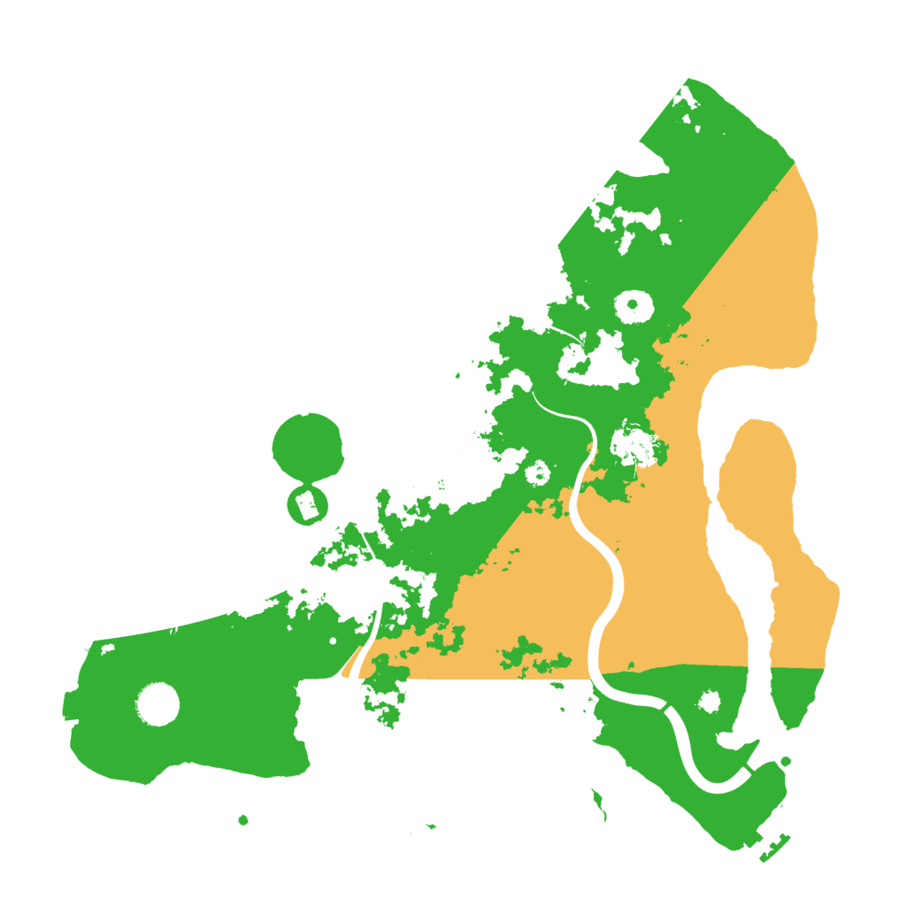 Biome Rust Map: Procedural Map, Size: 3700, Seed: 750