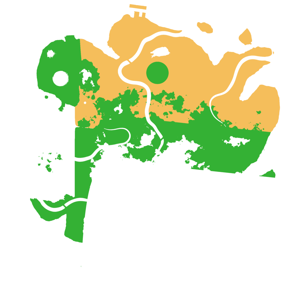 Biome Rust Map: Procedural Map, Size: 3550, Seed: 369005