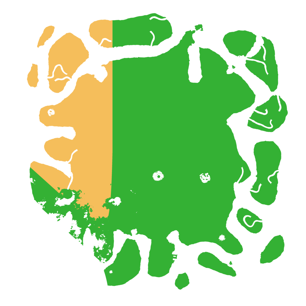 Biome Rust Map: Procedural Map, Size: 4500, Seed: 160809229