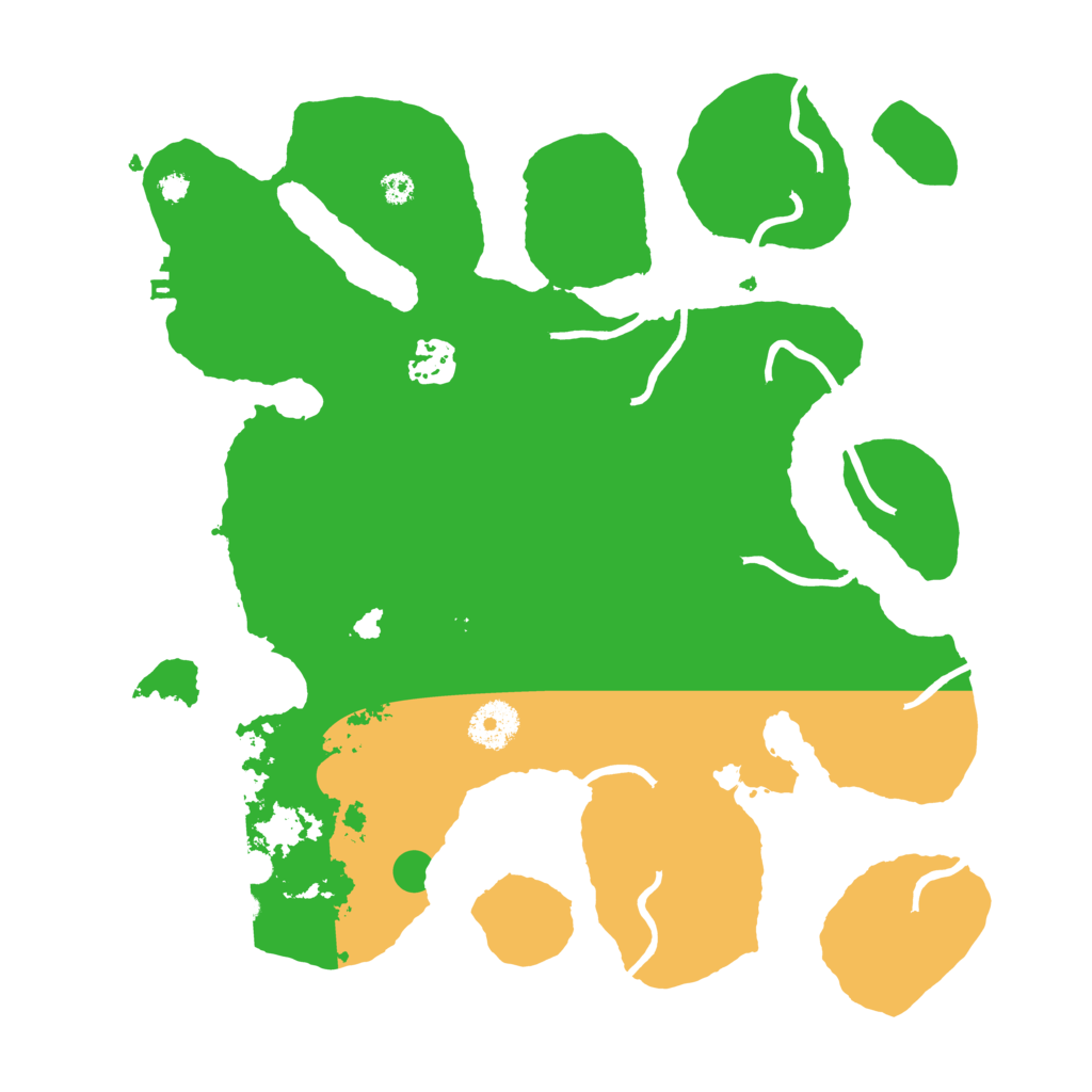 Biome Rust Map: Procedural Map, Size: 3400, Seed: 100