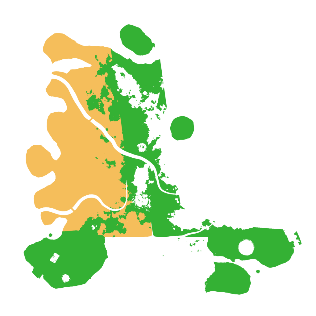 Biome Rust Map: Procedural Map, Size: 3550, Seed: 147190