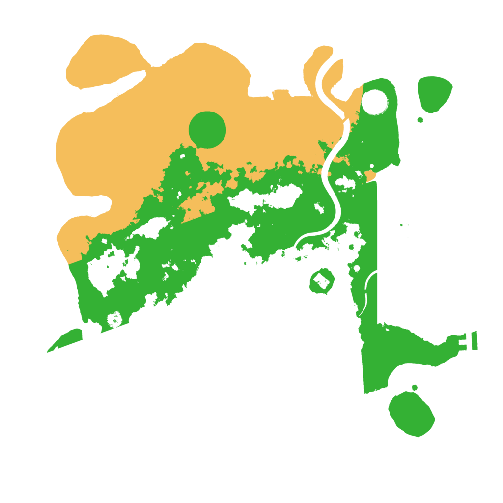 Biome Rust Map: Procedural Map, Size: 3550, Seed: 596359