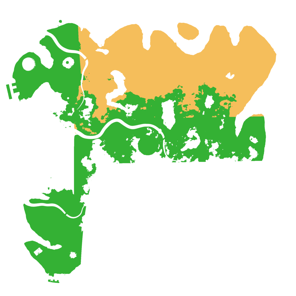 Biome Rust Map: Procedural Map, Size: 4000, Seed: 208473