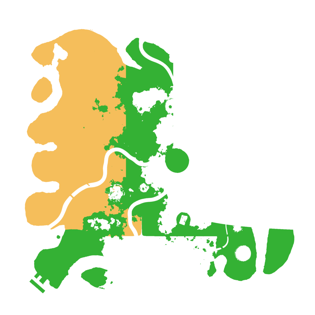 Biome Rust Map: Procedural Map, Size: 3550, Seed: 267970