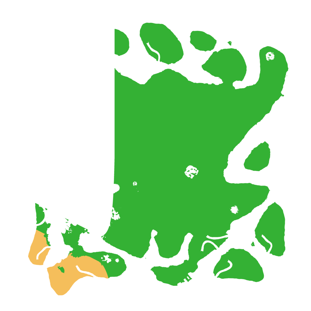 Biome Rust Map: Procedural Map, Size: 3700, Seed: 1002990