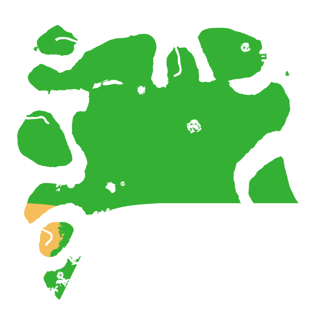 Biome Rust Map: Procedural Map, Size: 3500, Seed: 148976125