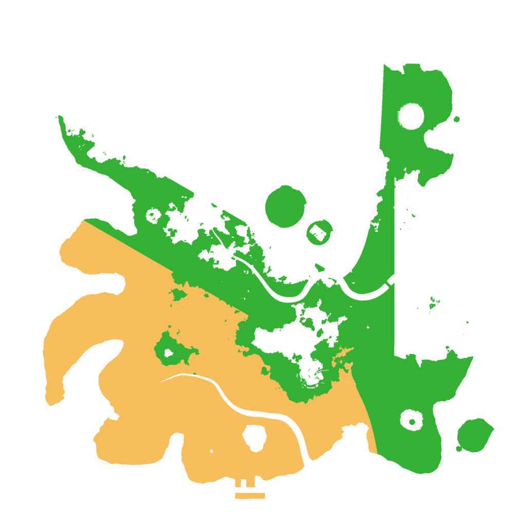 Biome Rust Map: Procedural Map, Size: 3550, Seed: 709156