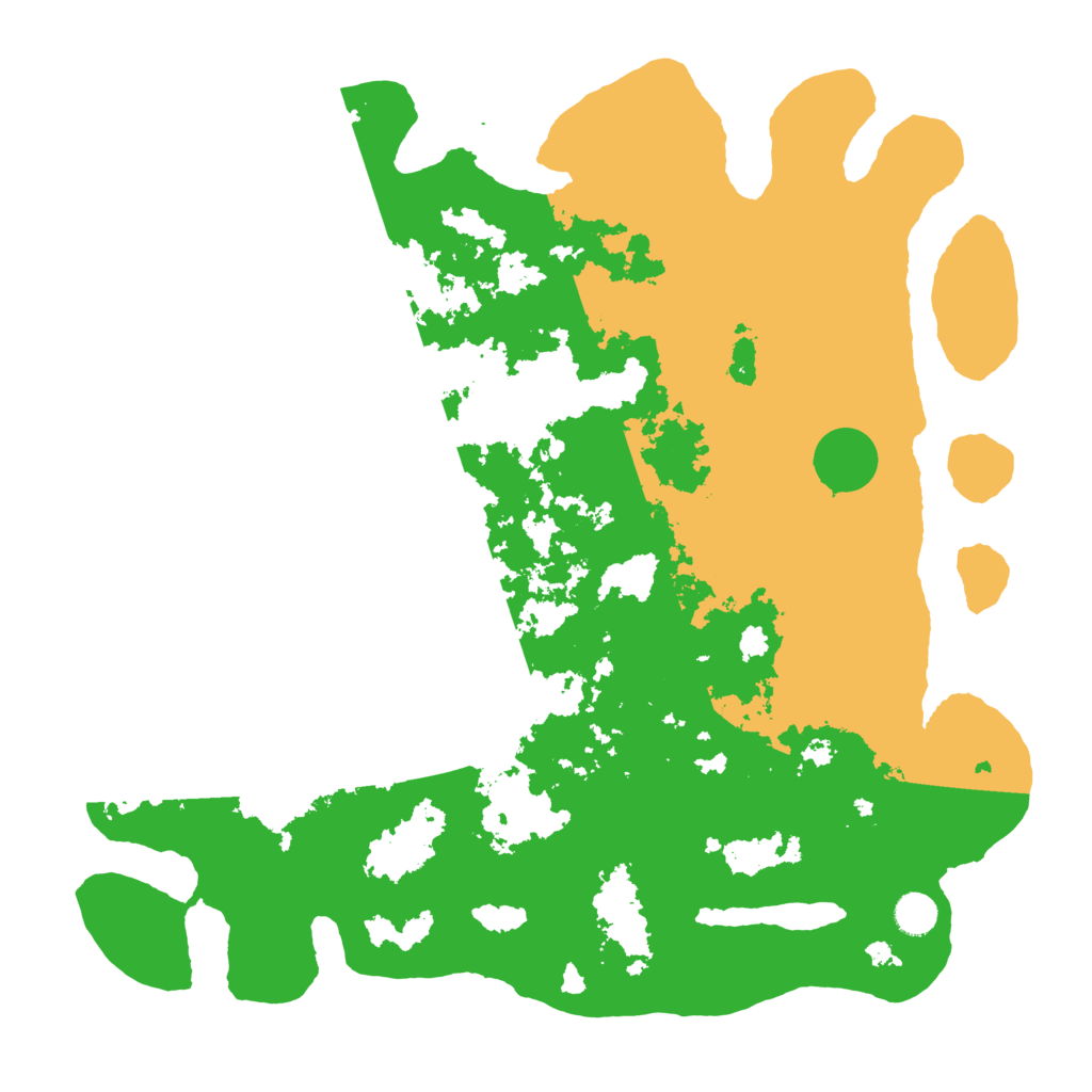 Biome Rust Map: Barren, Size: 4500, Seed: 3490156