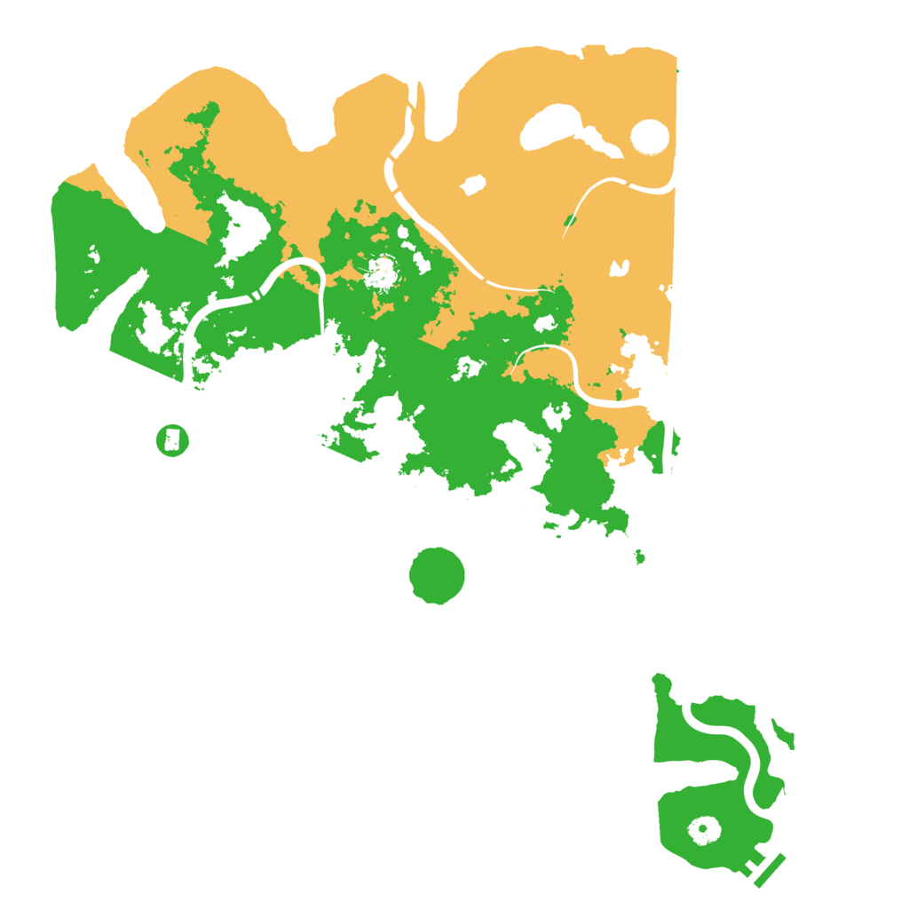 Biome Rust Map: Procedural Map, Size: 4500, Seed: 4177309