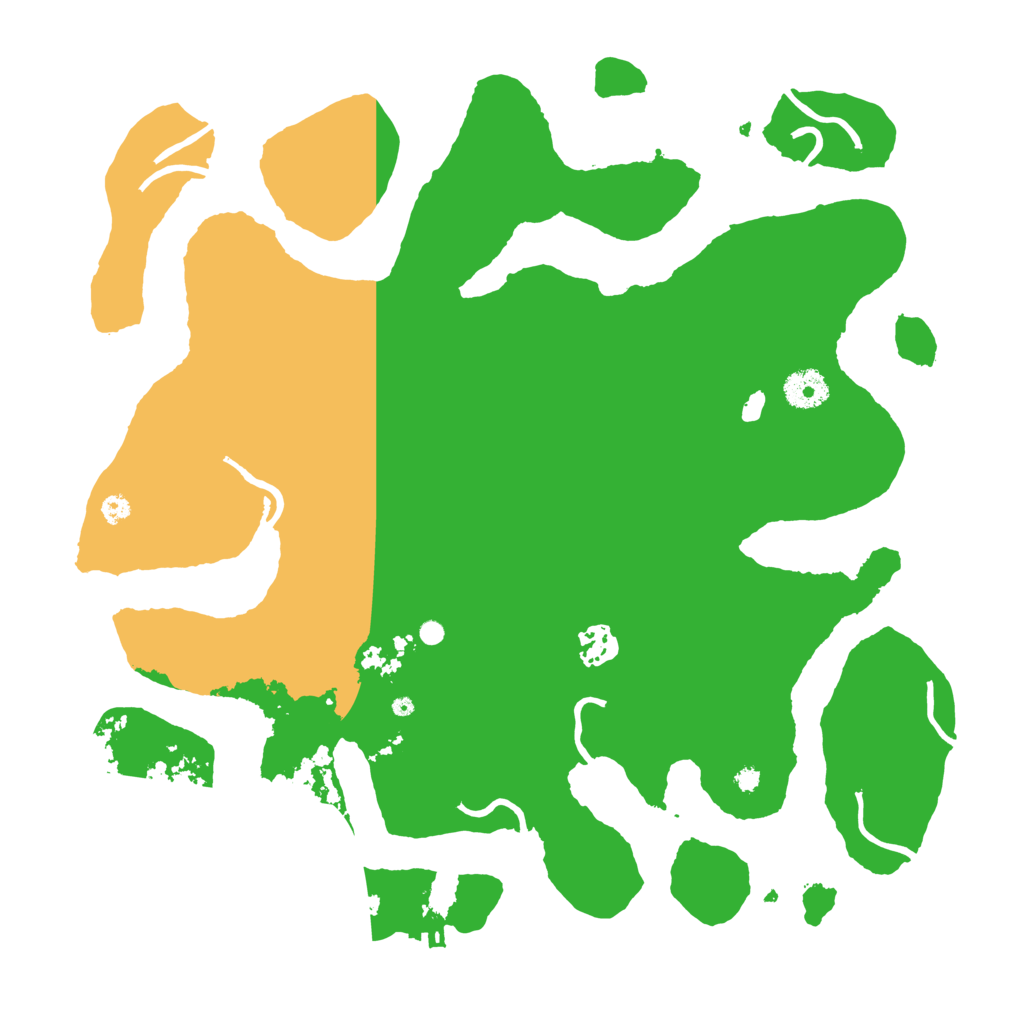 Biome Rust Map: Procedural Map, Size: 3700, Seed: 5573317