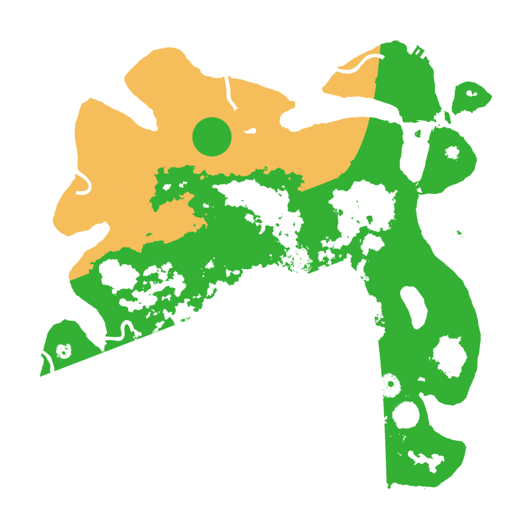 Biome Rust Map: Procedural Map, Size: 3550, Seed: 130145