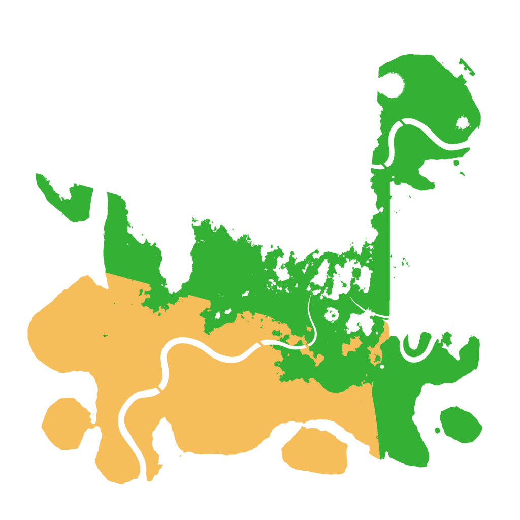 Biome Rust Map: Procedural Map, Size: 3700, Seed: 5700736