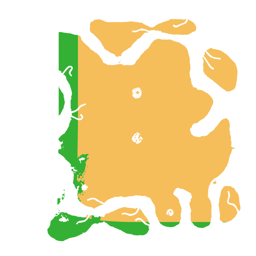 Biome Rust Map: Procedural Map, Size: 3700, Seed: 4025585