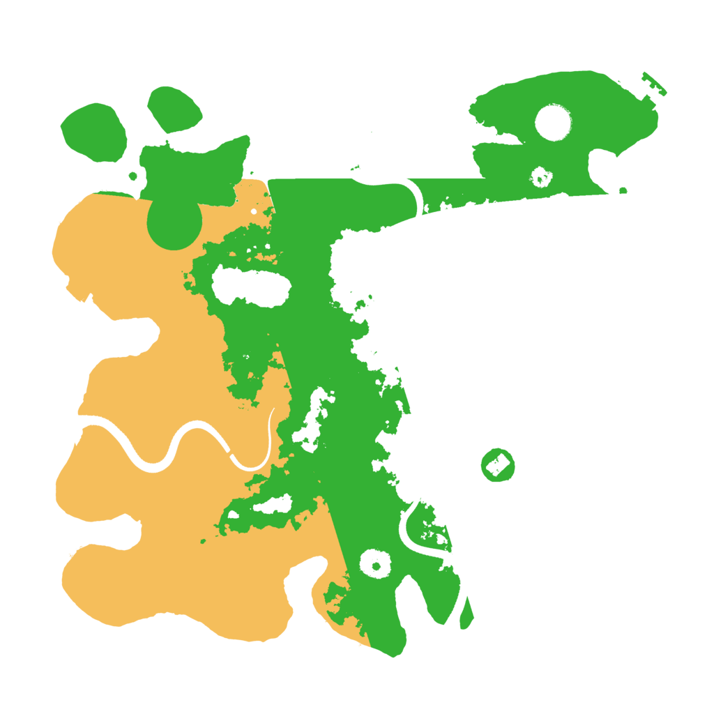Biome Rust Map: Procedural Map, Size: 3500, Seed: 953562768