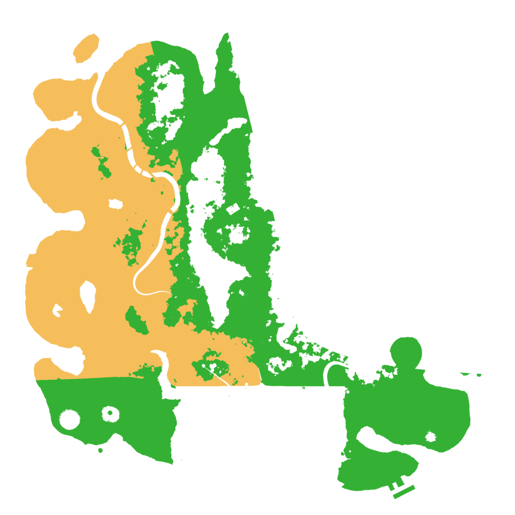 Biome Rust Map: Procedural Map, Size: 4500, Seed: 50982