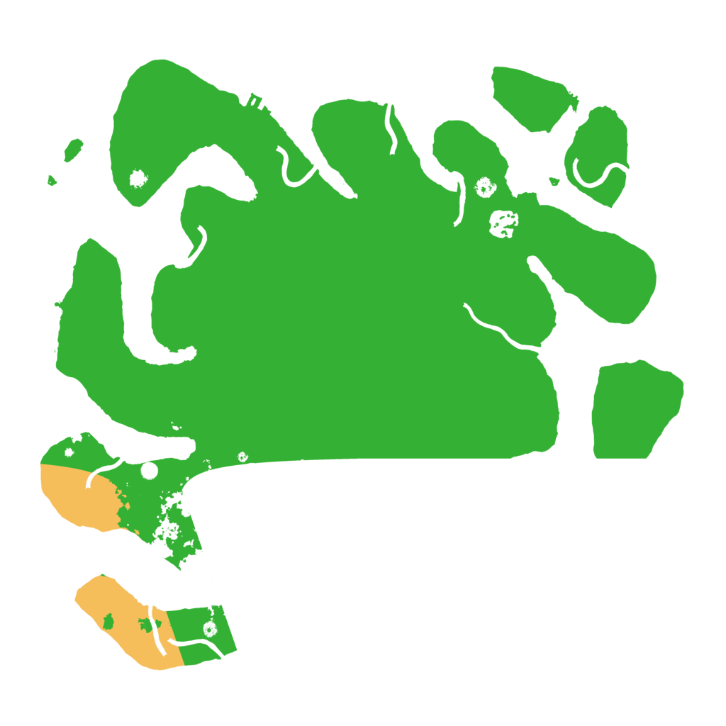 Biome Rust Map: Procedural Map, Size: 3700, Seed: 181101