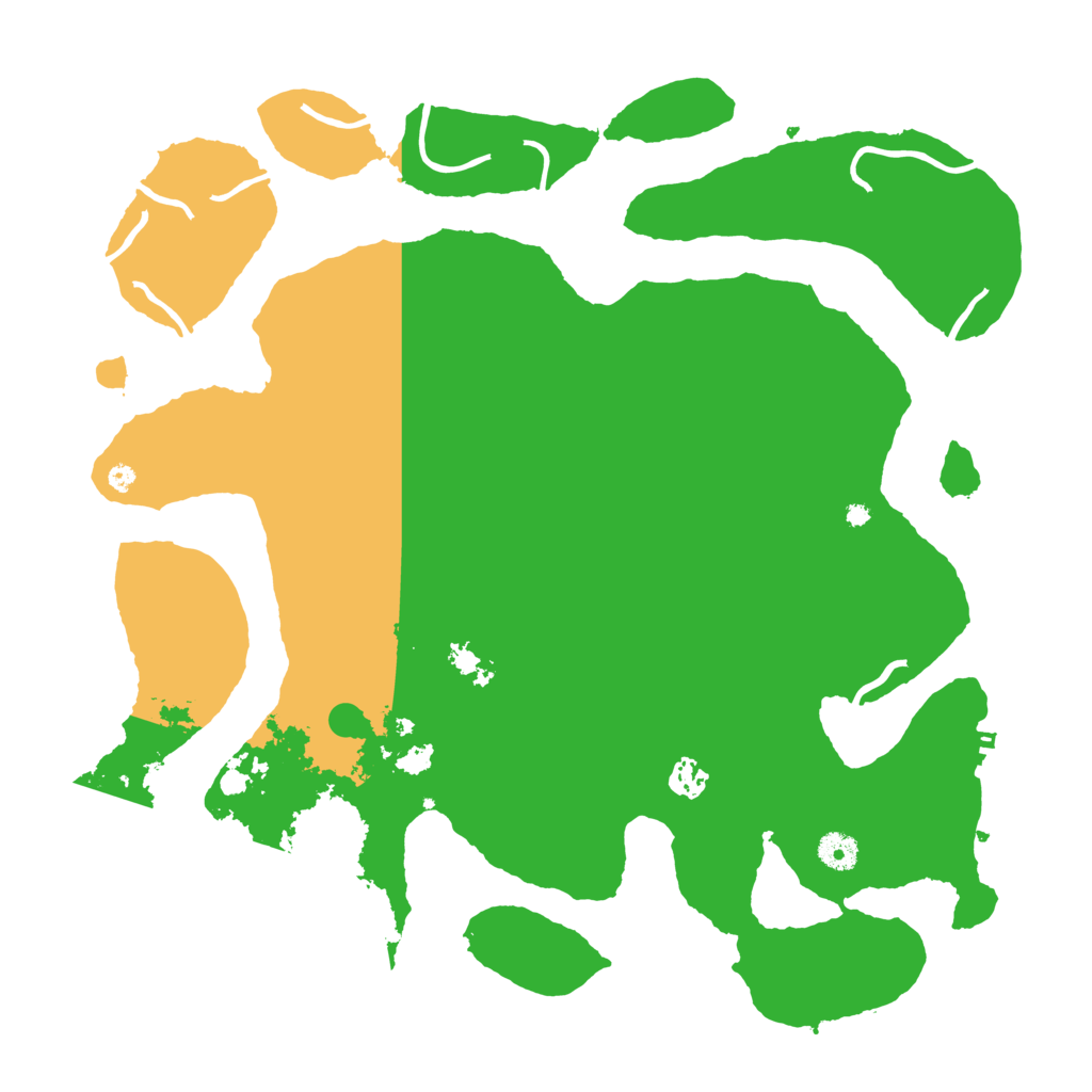 Biome Rust Map: Procedural Map, Size: 4200, Seed: 7