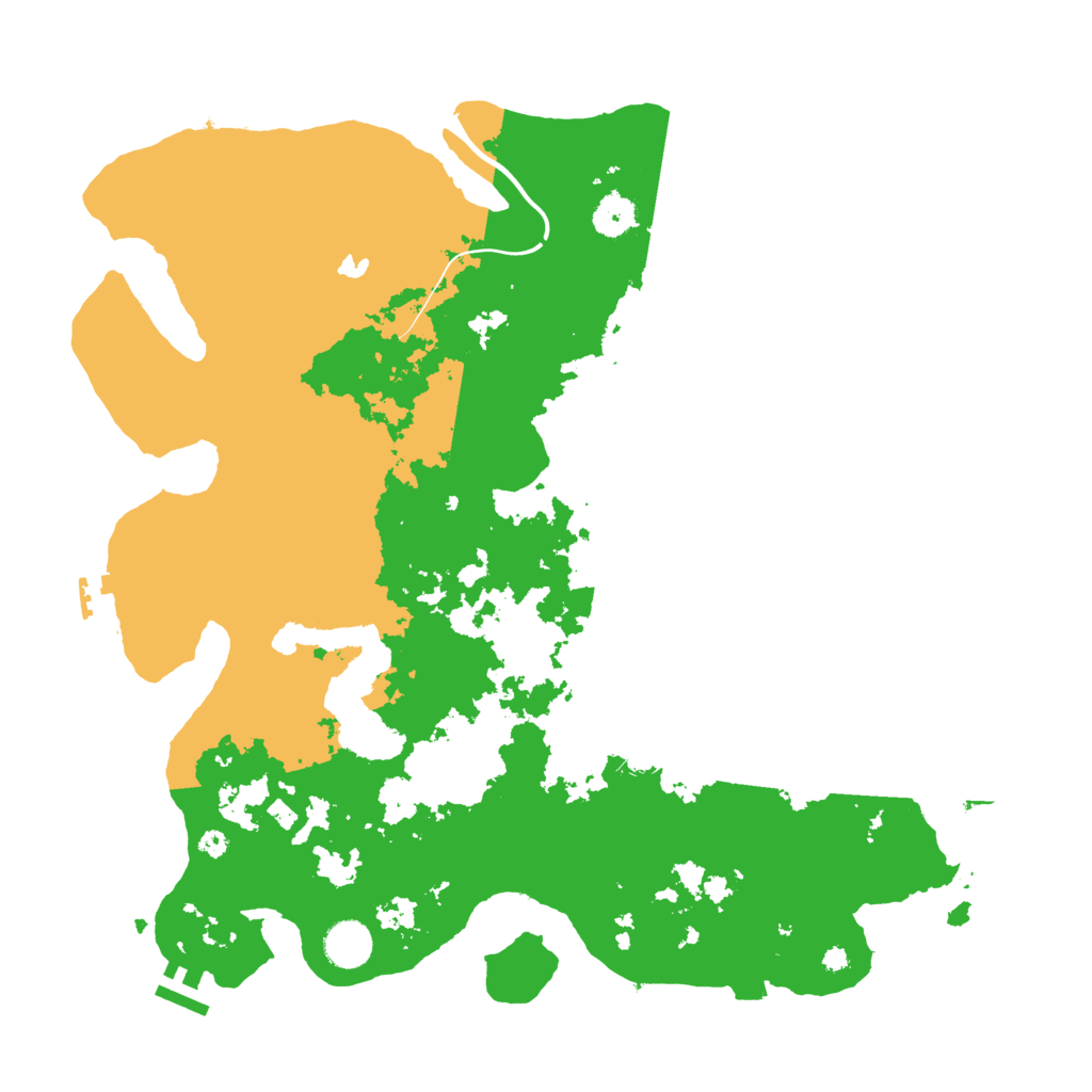 Biome Rust Map: Procedural Map, Size: 4000, Seed: 624571