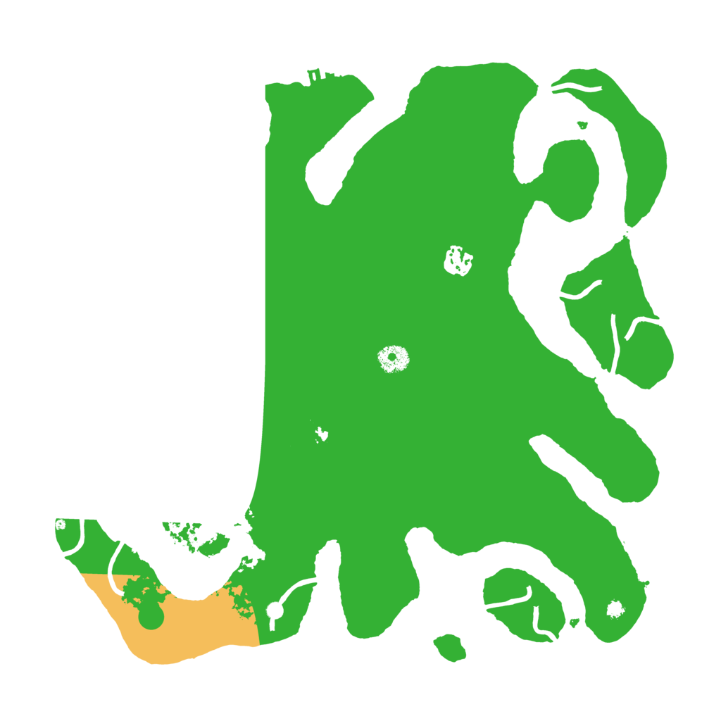 Biome Rust Map: Procedural Map, Size: 3700, Seed: 1675791