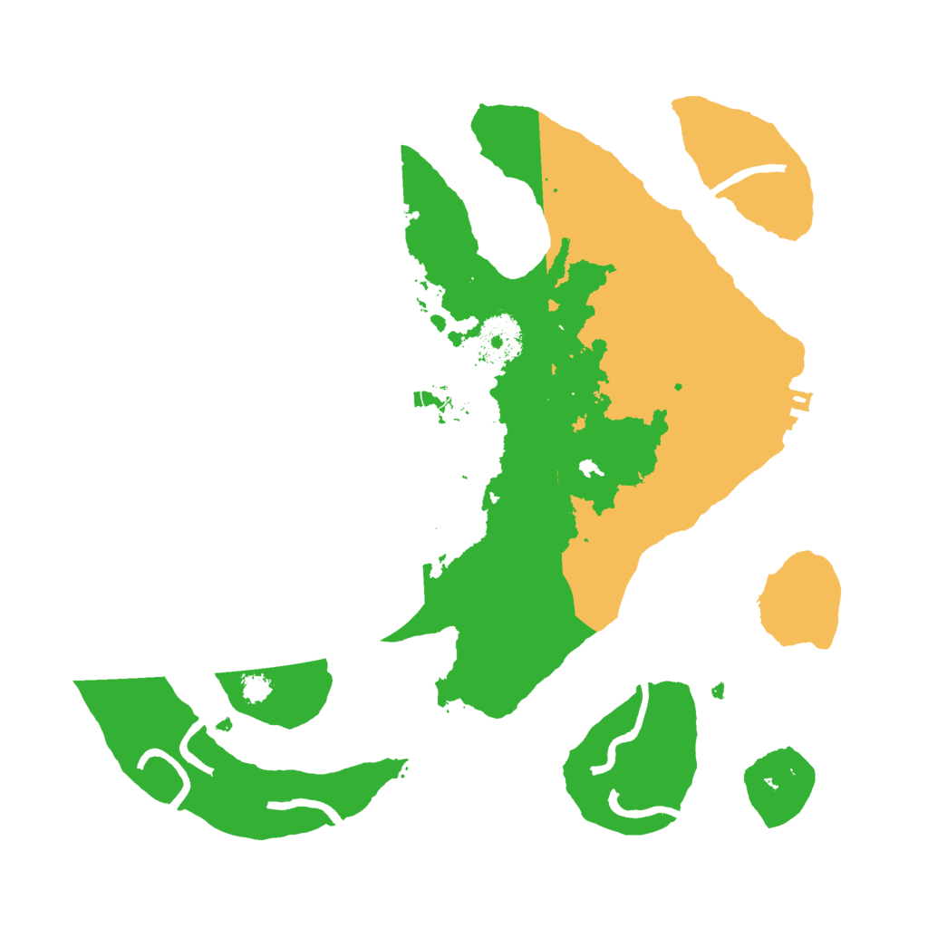 Biome Rust Map: Procedural Map, Size: 3000, Seed: 42798