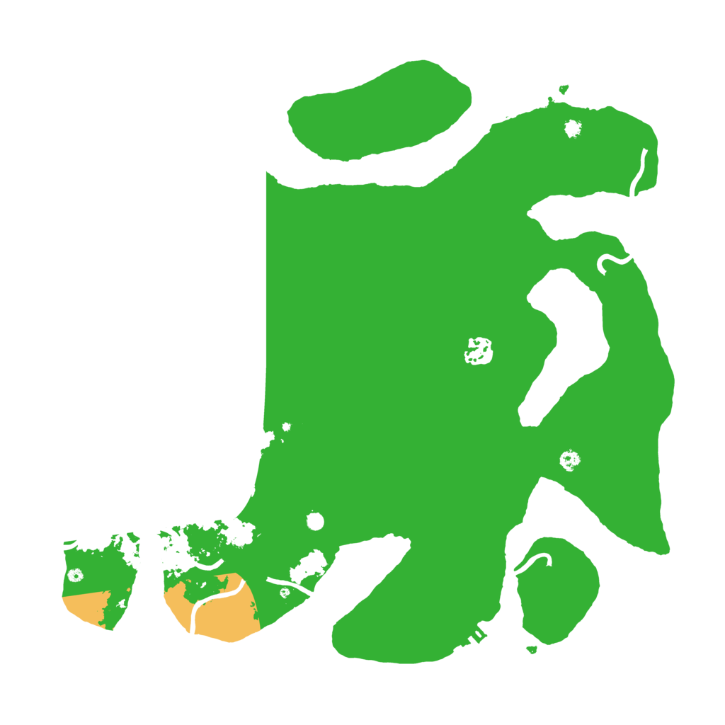 Biome Rust Map: Procedural Map, Size: 3700, Seed: 796798