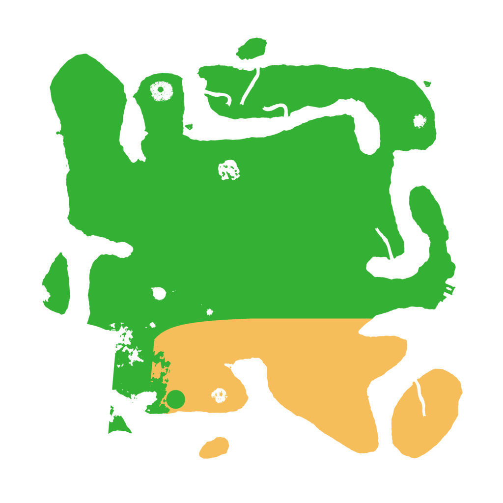 Biome Rust Map: Procedural Map, Size: 3550, Seed: 55903