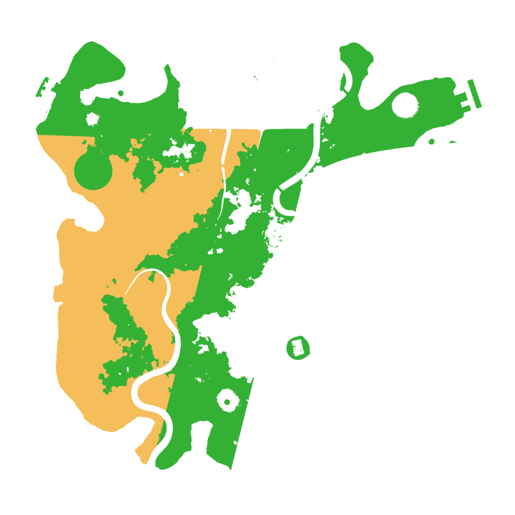 Biome Rust Map: Procedural Map, Size: 3550, Seed: 481477