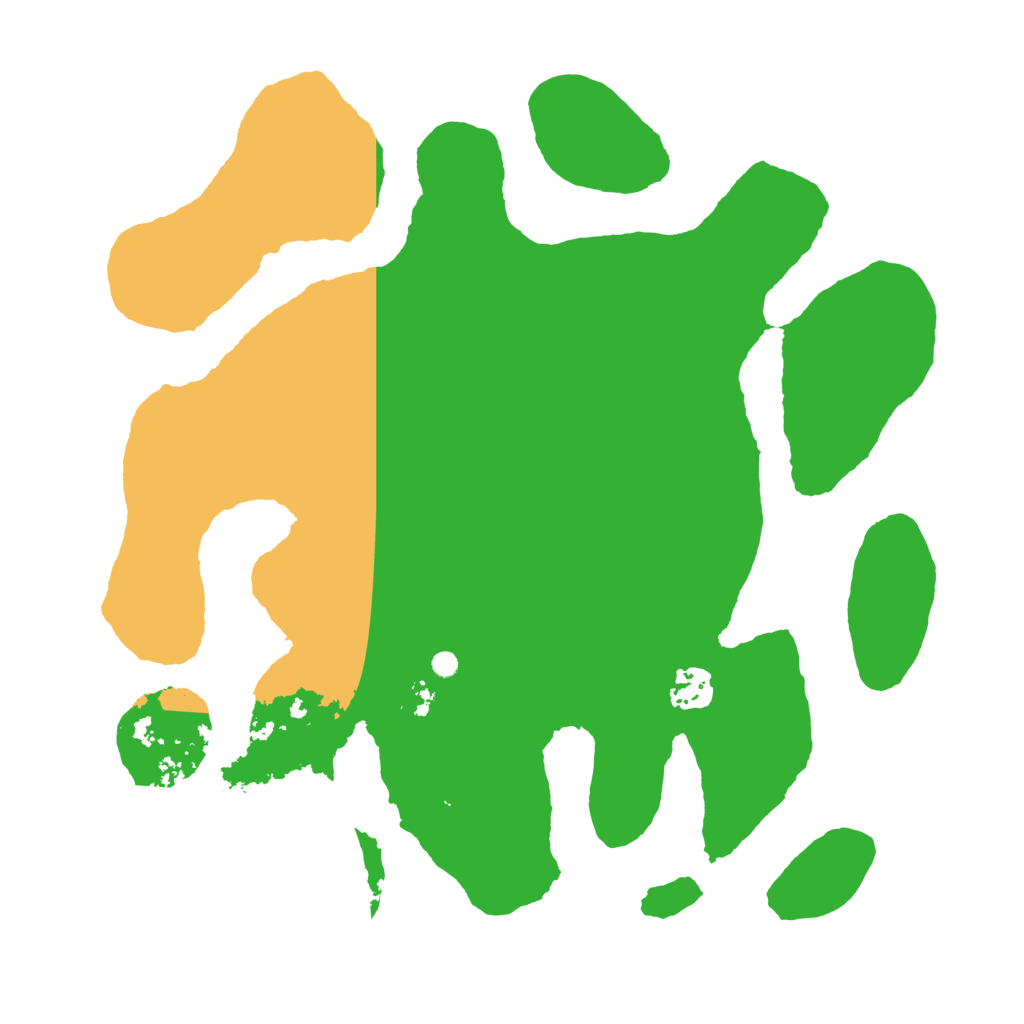 Biome Rust Map: Barren, Size: 3500, Seed: 229