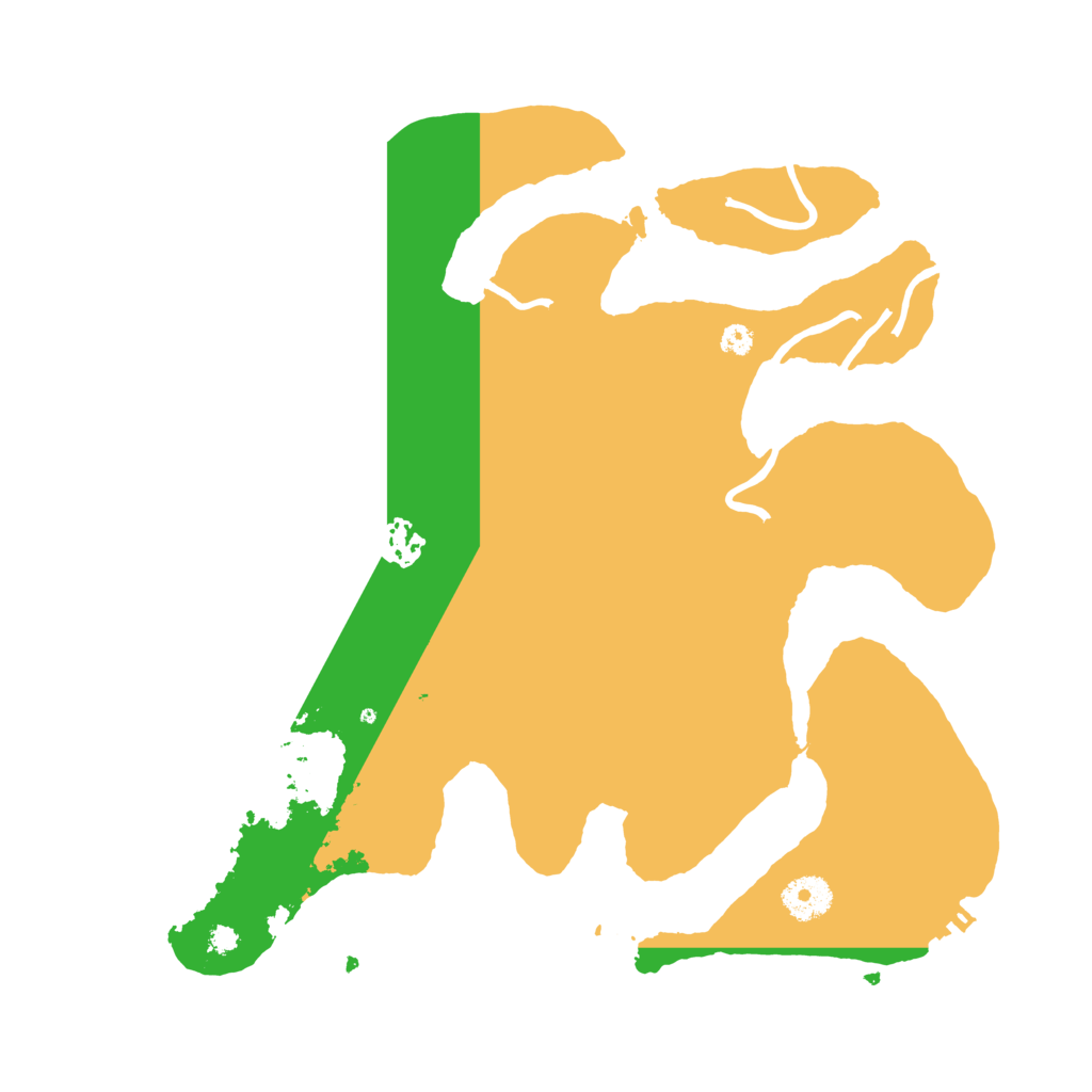 Biome Rust Map: Procedural Map, Size: 3550, Seed: 321158