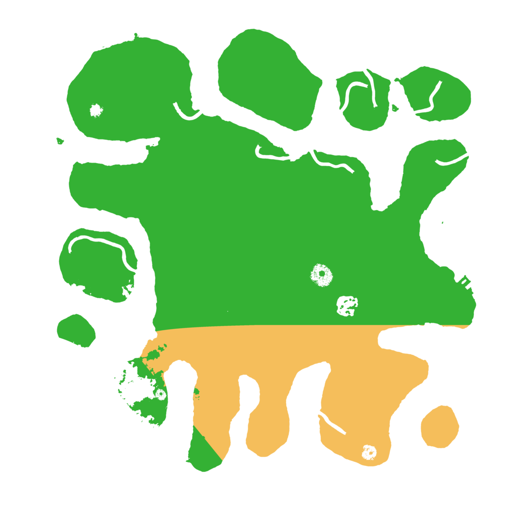 Biome Rust Map: Procedural Map, Size: 3550, Seed: 419070