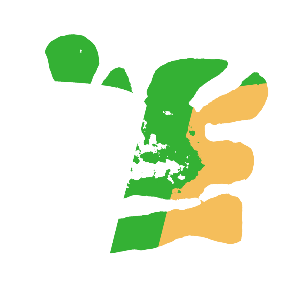 Biome Rust Map: Barren, Size: 2500, Seed: 670979