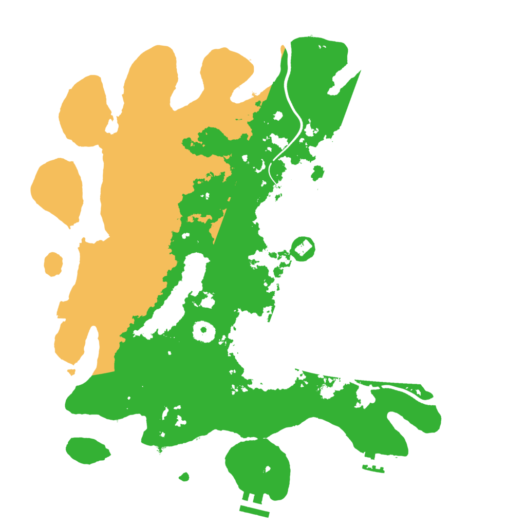 Biome Rust Map: Procedural Map, Size: 3550, Seed: 82700