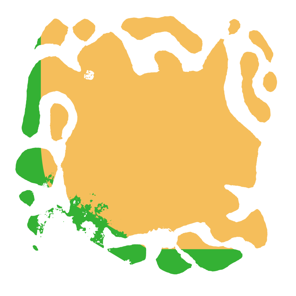 Biome Rust Map: Barren, Size: 4500, Seed: 4503435