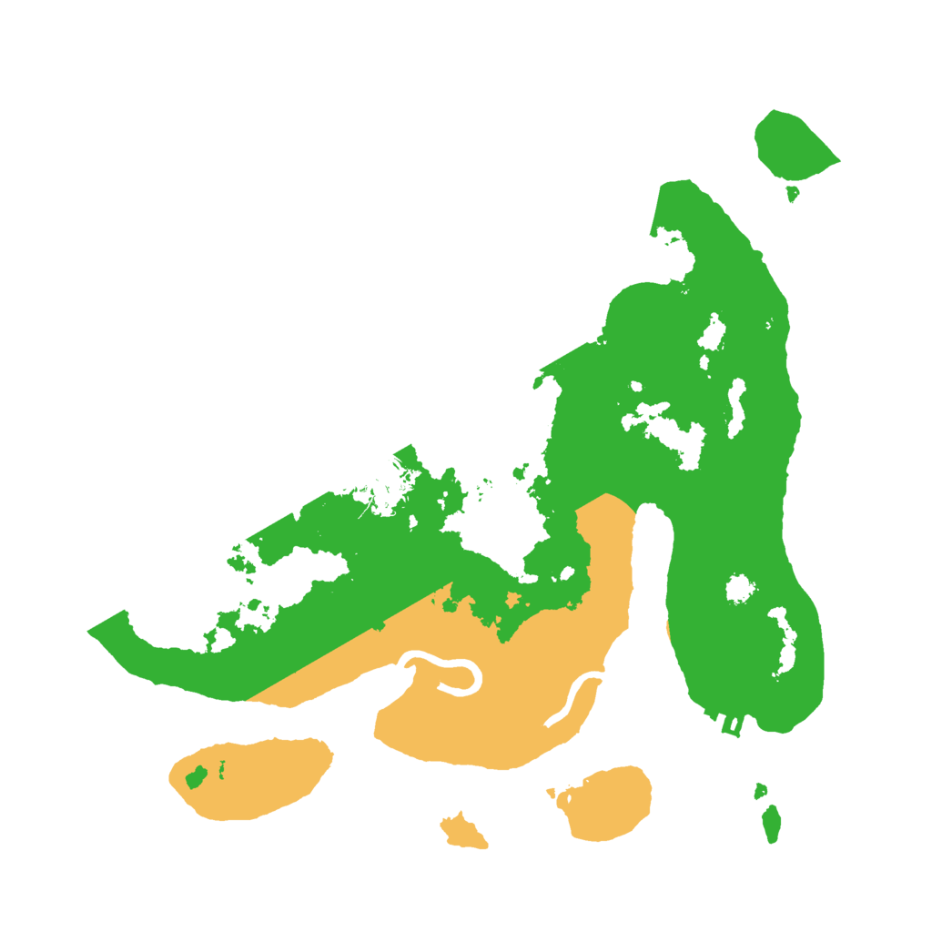 Biome Rust Map: Procedural Map, Size: 3000, Seed: 299884949