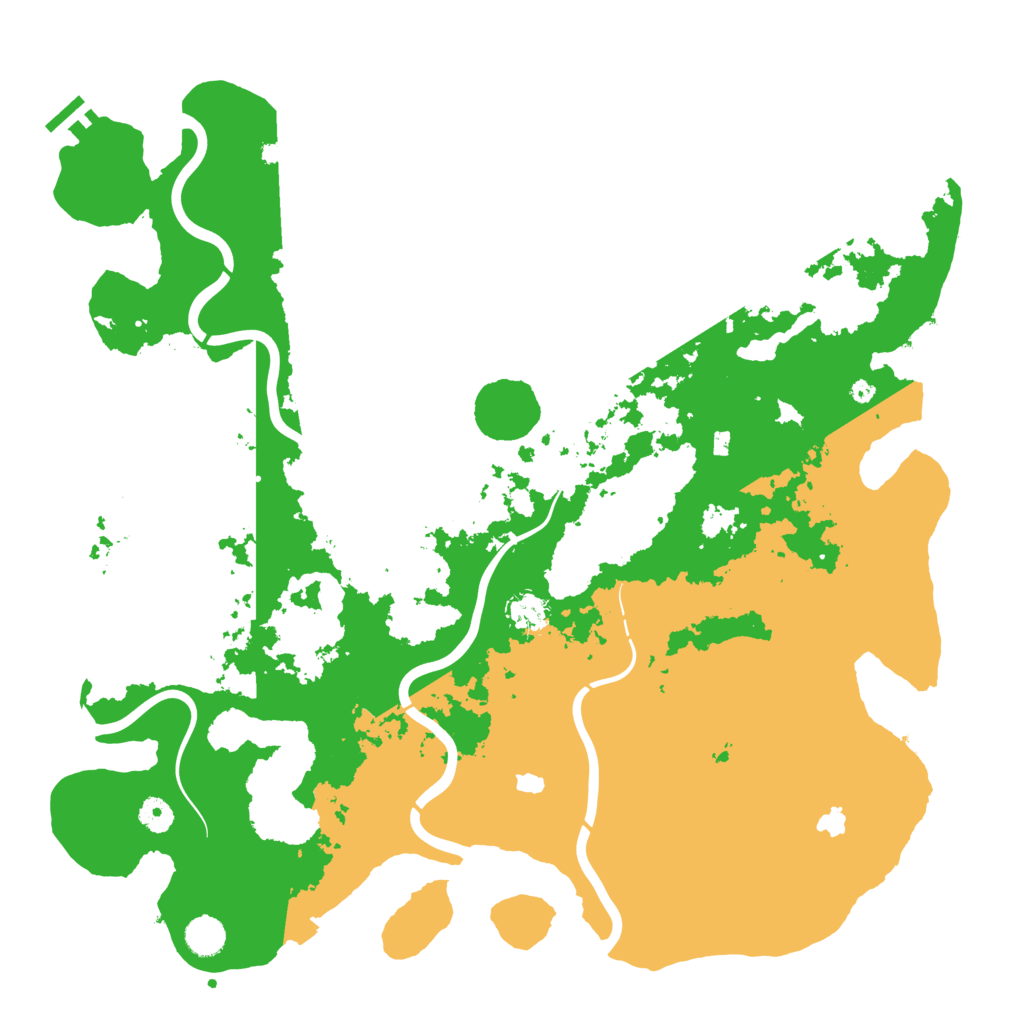 Biome Rust Map: Procedural Map, Size: 4500, Seed: 300005
