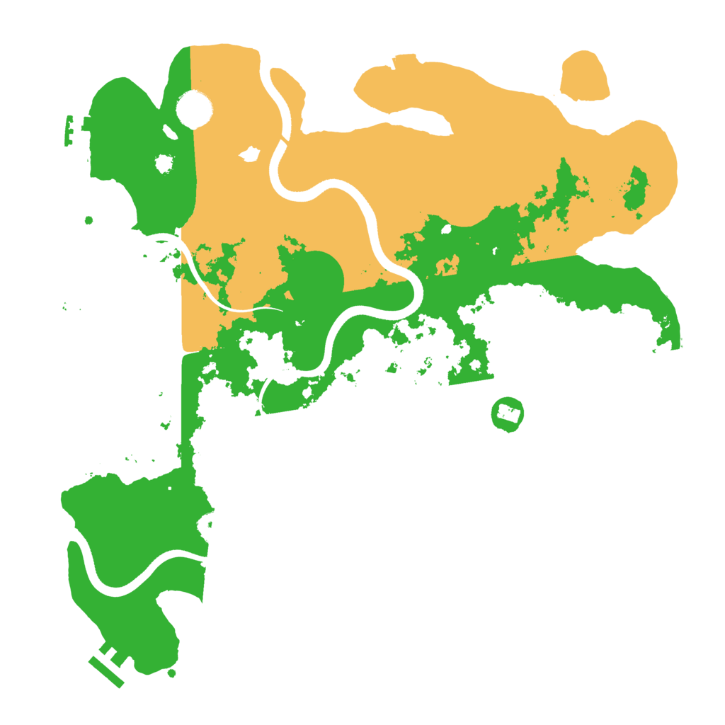 Biome Rust Map: Procedural Map, Size: 3550, Seed: 378635